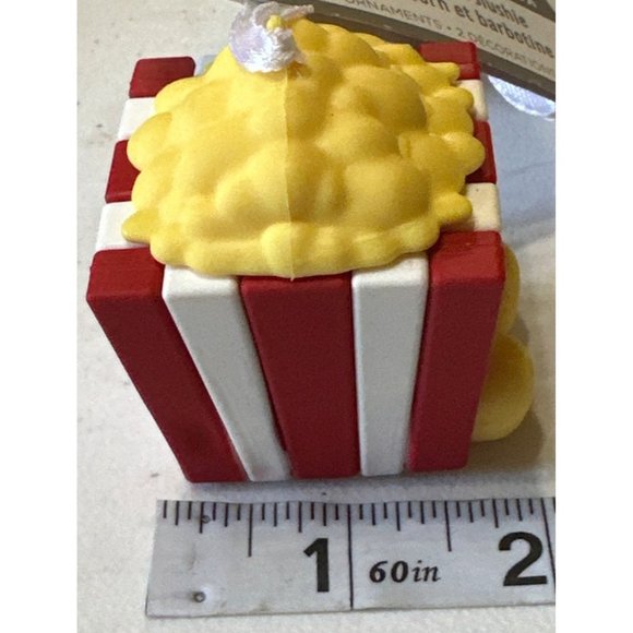 2 X 2-pk Hallmark Ornaments Popcorn & Slushie Plastic Tree Ornaments (NWT) - Picture 12 of 16